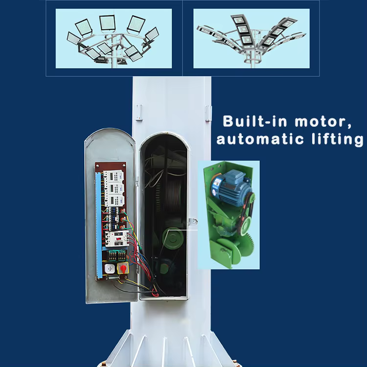 High Mast with Power Lift