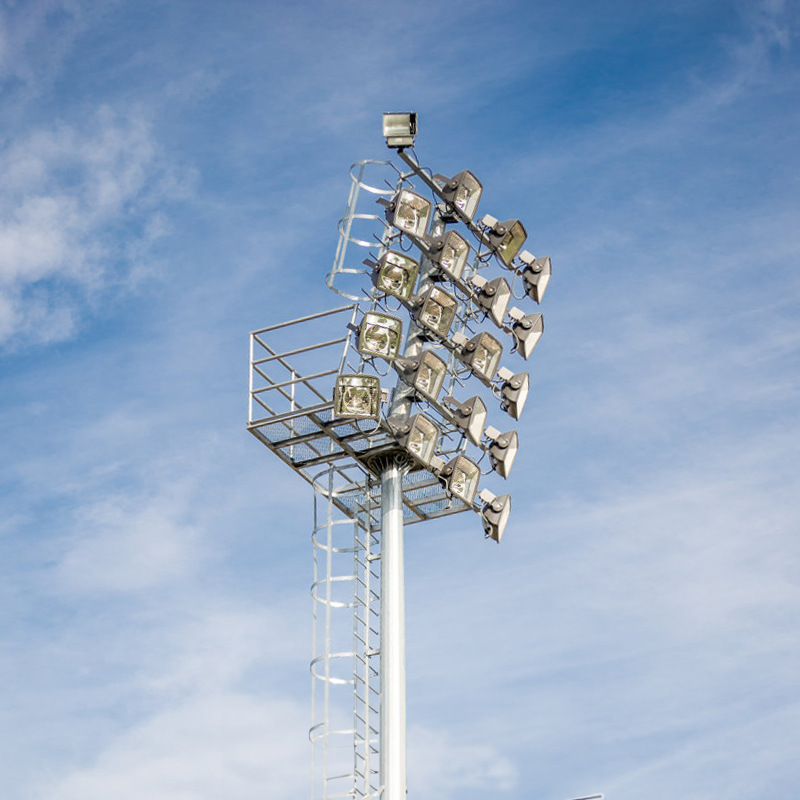 High Mast Light with Access Ladder