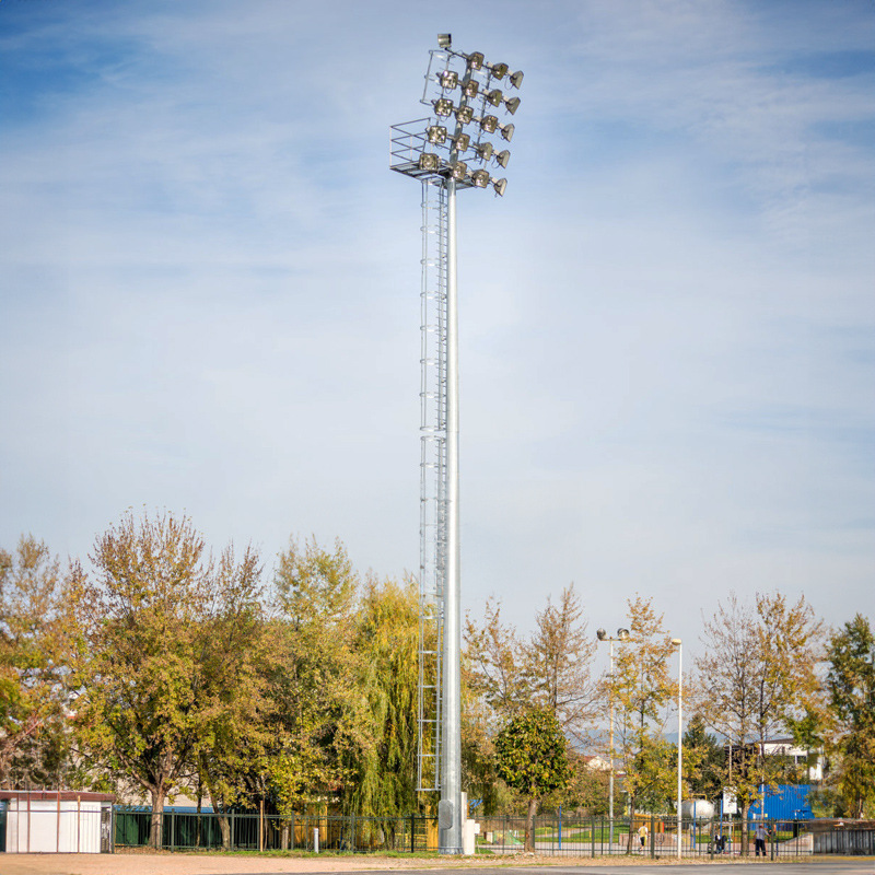 High Mast Light with Access Ladder