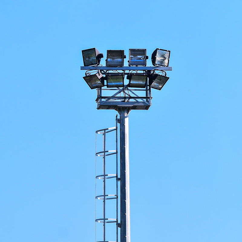 High Mast Light with Access Ladder