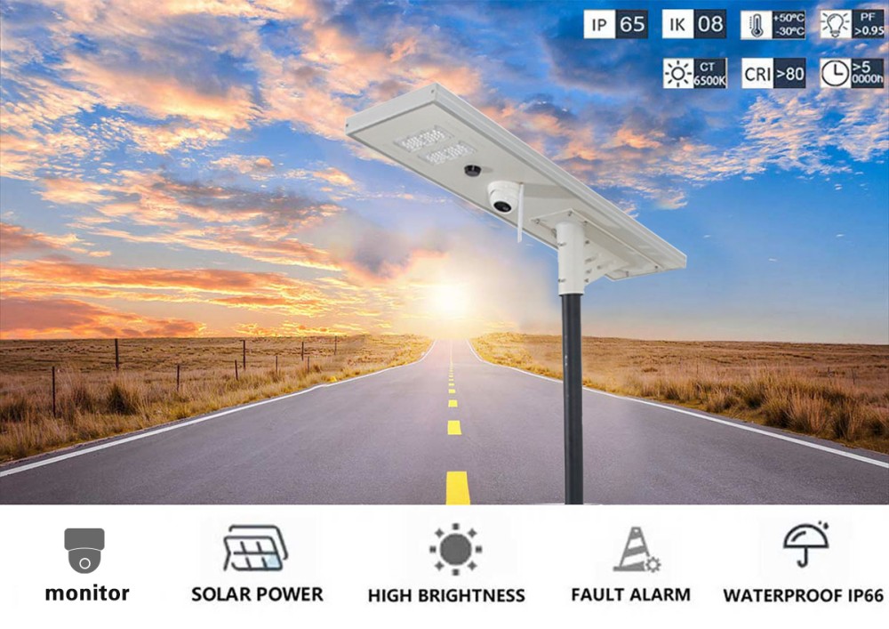 Solar Street Light with CCTV Camera HTY-008