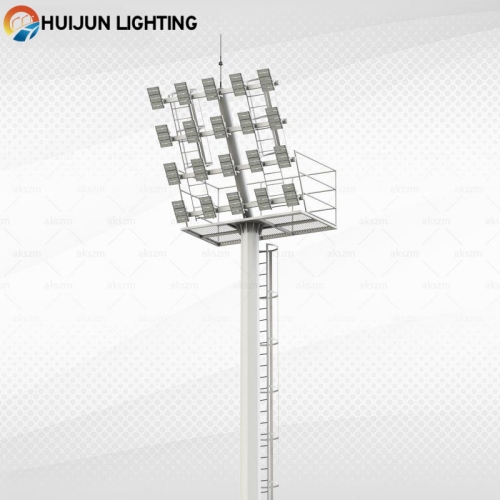 High Mast Light with Access Ladder