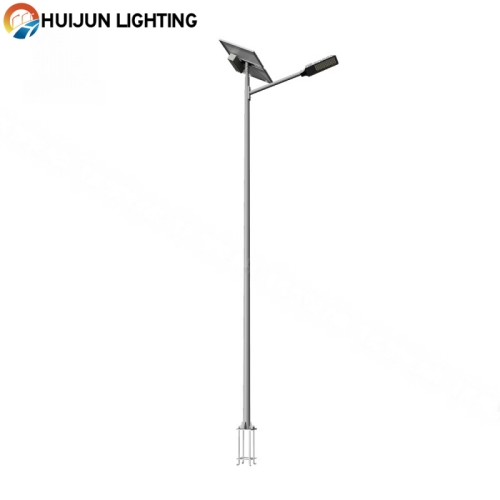 Solar Street Light External LiFePo4 Lithium Battery Under The Solar Panel HTF-002