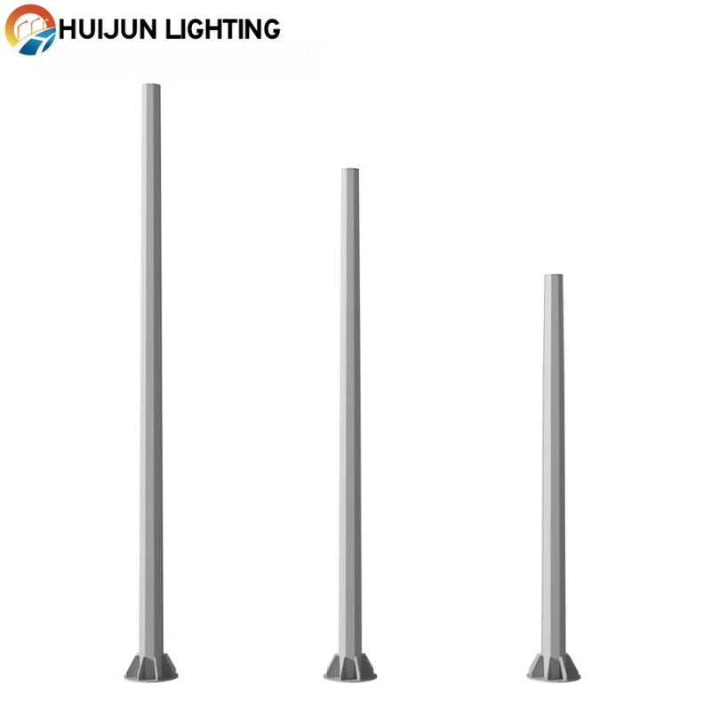 Octagonal street light pole