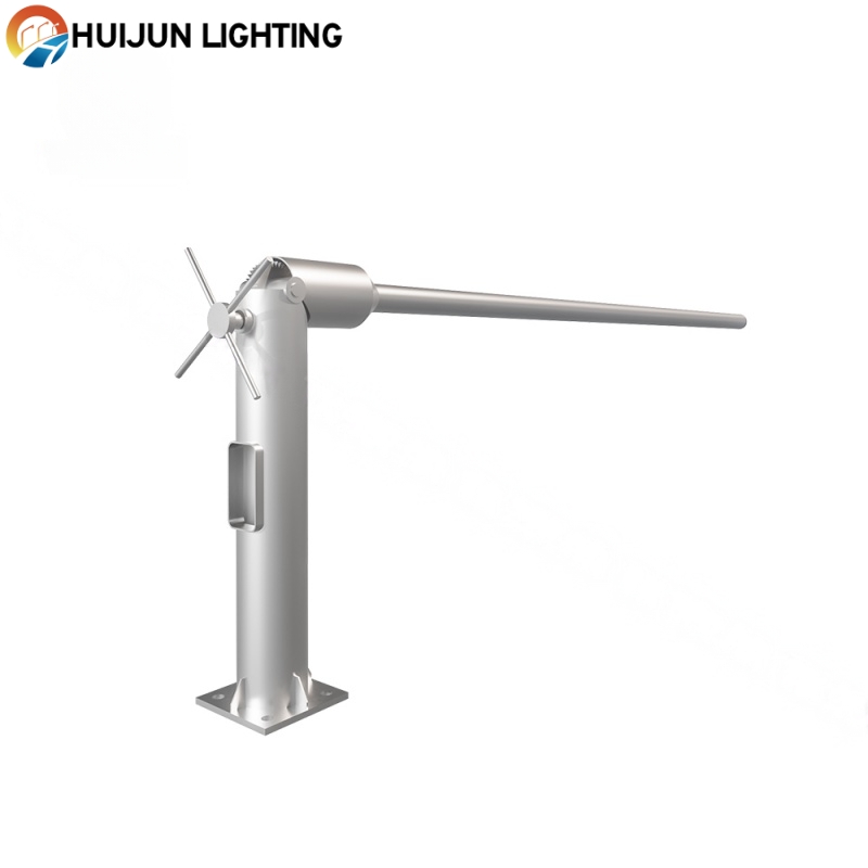 Foldable and tiltable street light pole