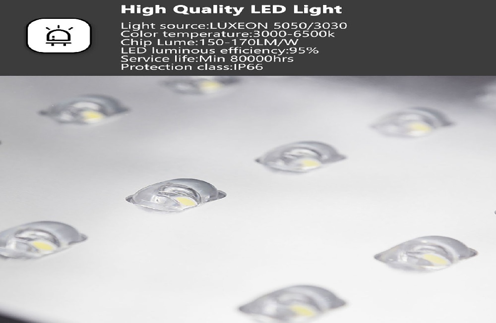 Integrated die-cast aluminum street light HJLED-008